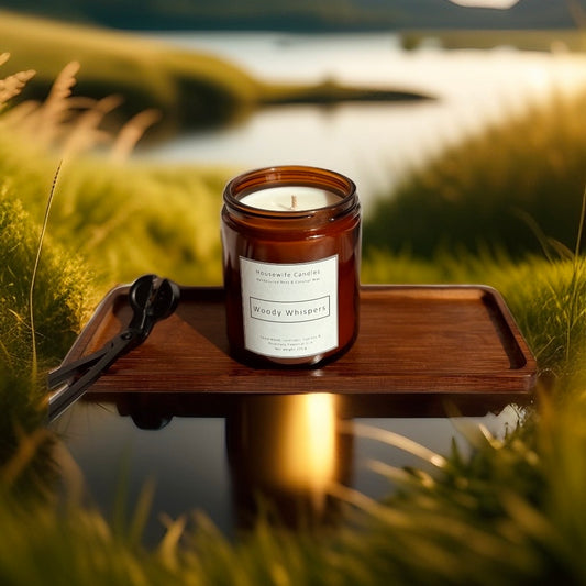 Woody Whispers ( Aromatherapy Candle)